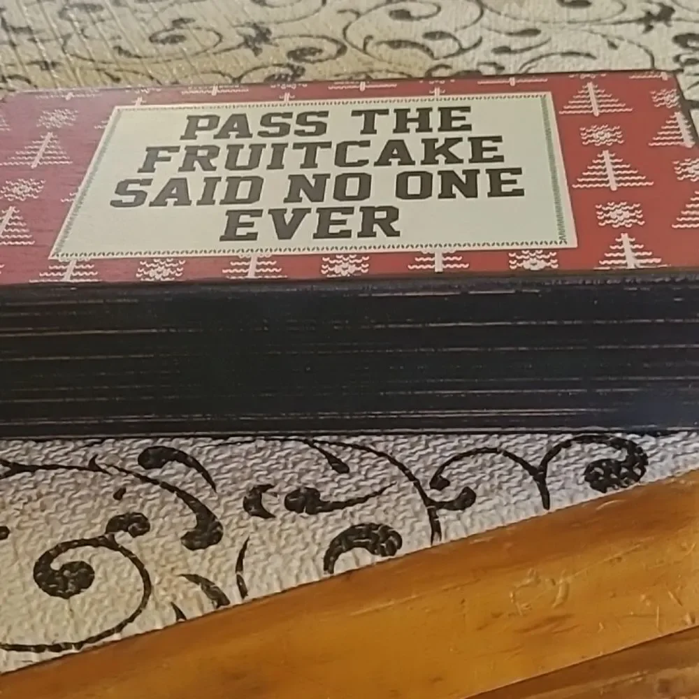 Humorous Sign - Red and White